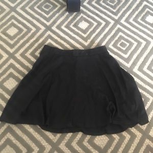 Black skater skirt